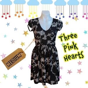 Three Pink Hearts Trixxi